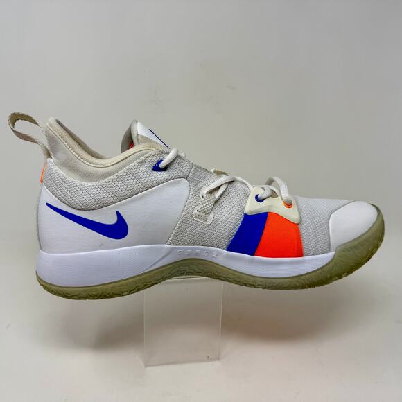 Nike PG2 'The Bait' Paul George Mens Sz 13 OKC White Blue Basketball Shoes S1537 - Picture 4 of 16